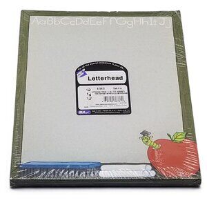 Great Papers Chalk It Up Letterhead 100 Sheets School Apple ABC NEW